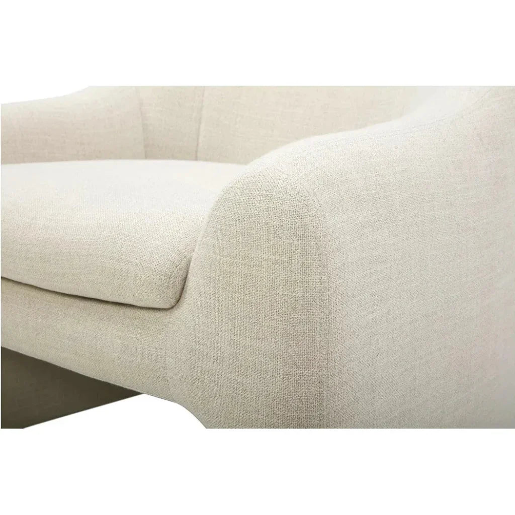 Kenzie Performance Fabric Armless Accent Chair - LOOMLAN - Moe's Home - Accent Chairs