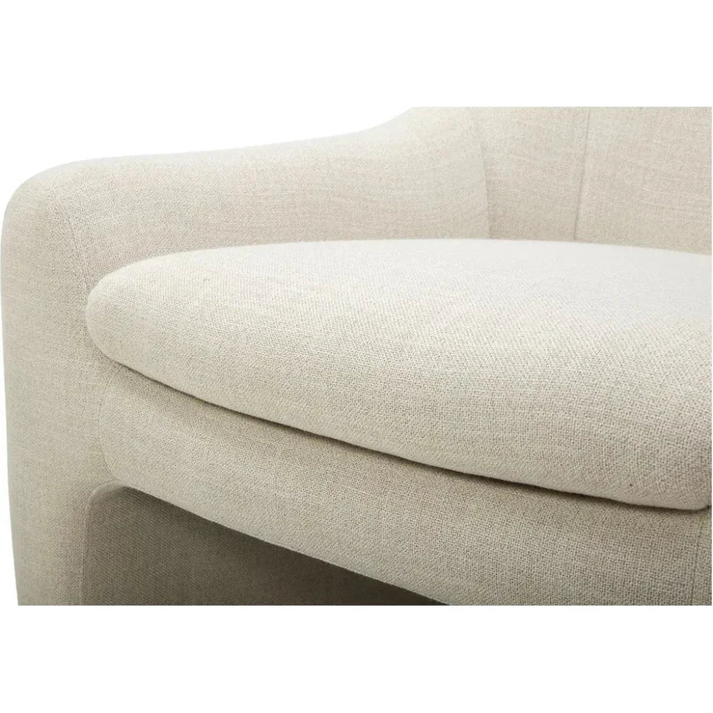 Kenzie Performance Fabric Armless Accent Chair - LOOMLAN - Moe's Home - Accent Chairs