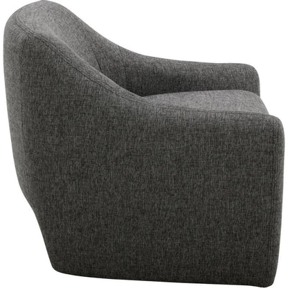 Kenzie Performance Fabric Grey Armless Accent Chair - LOOMLAN - Moe's Home - Accent Chairs