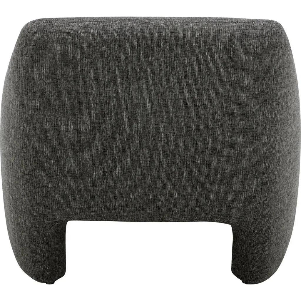 Kenzie Performance Fabric Grey Armless Accent Chair - LOOMLAN - Moe's Home - Accent Chairs