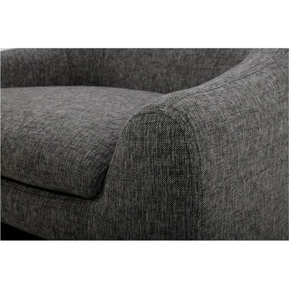 Kenzie Performance Fabric Grey Armless Accent Chair - LOOMLAN - Moe's Home - Accent Chairs