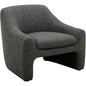 Kenzie Performance Fabric Grey Armless Accent Chair - LOOMLAN - Moe's Home - Accent Chairs