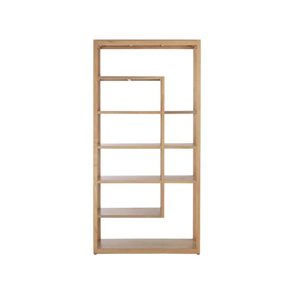 Kenzie Wooden Modern Etagere-Etageres-SUNPAN-LOOMLAN