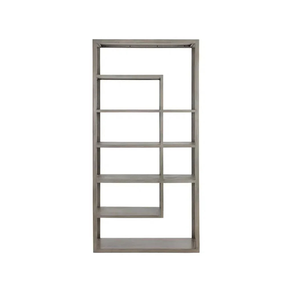Kenzie Wooden Modern Etagere-Etageres-SUNPAN-LOOMLAN