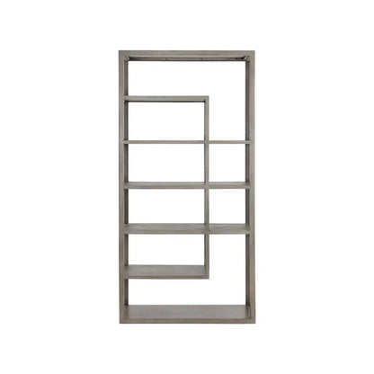 Kenzie Wooden Modern Etagere-Etageres-SUNPAN-LOOMLAN
