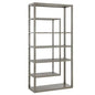 Kenzie Wooden Modern Etagere-Etageres-SUNPAN-Grey-LOOMLAN