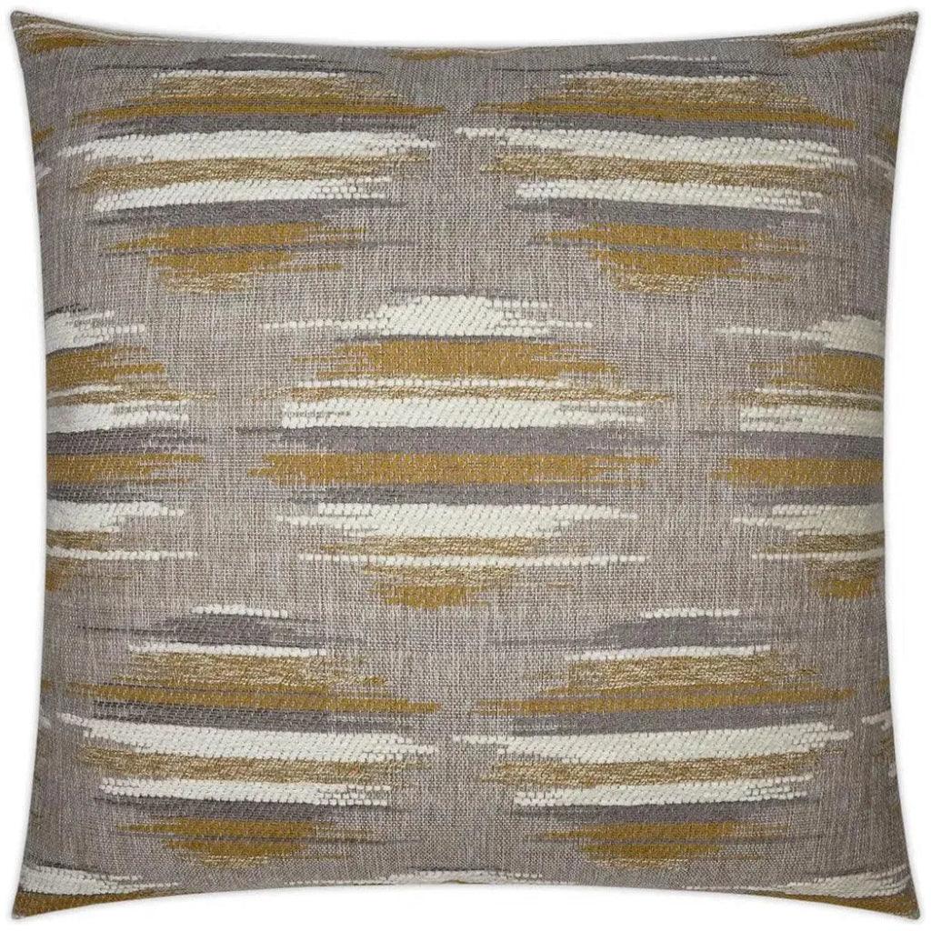 Kenzo Gold Circular Dots Gold Large Throw Pillow Insert - LOOMLAN - D.V. Kap - Throw Pillows