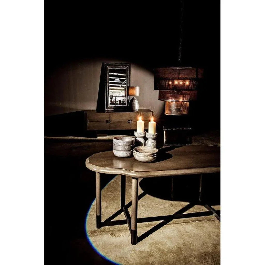 Kerouac Leather Armless Dining Chair - LOOMLAN - Noir - Dining Chairs