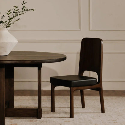 Kerr Leather Armless Dining Chair (Set Of 2) - LOOMLAN - Moe's Home - Dining Chairs