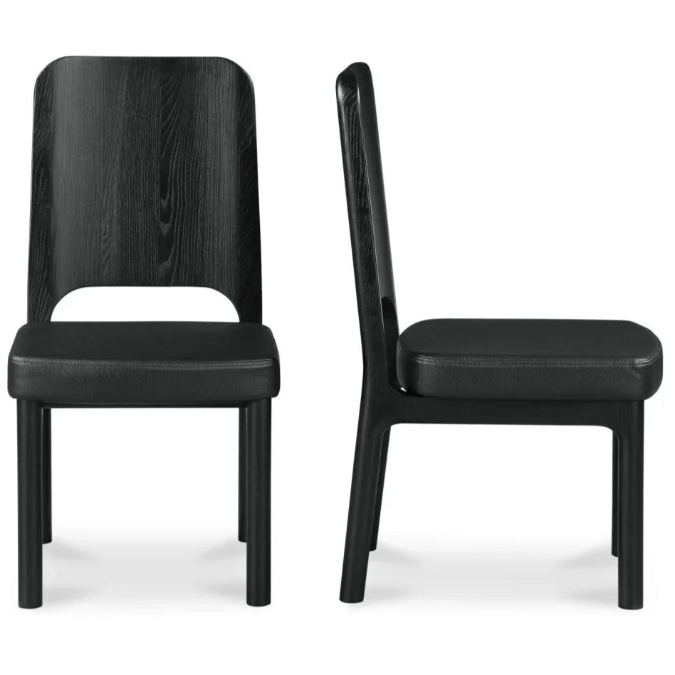 Kerr Vegan Leather Design Dining Chair (Set Of 2) - LOOMLAN - Moe's Home - Dining Chairs