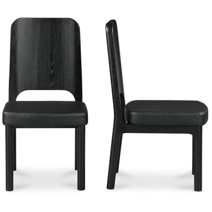 Kerr Vegan Leather Design Dining Chair (Set Of 2) - LOOMLAN - Moe's Home - Dining Chairs