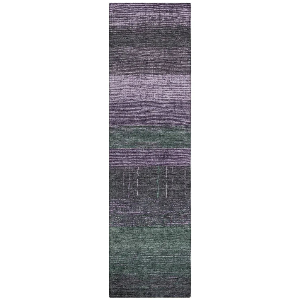 Keshira Purple Washable Indoor - Outdoor Rug - LOOMLAN - LOOMLAN Rugs - Outdoor Rugs