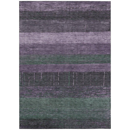 Keshira Purple Washable Indoor - Outdoor Rug - LOOMLAN - LOOMLAN Rugs - Outdoor Rugs