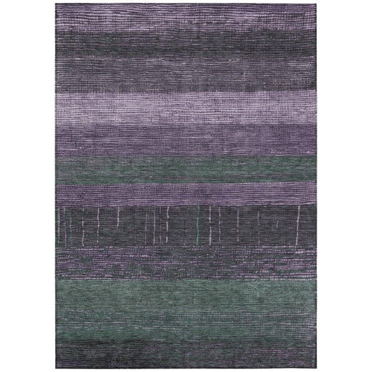 Keshira Purple Washable Indoor - Outdoor Rug - LOOMLAN - LOOMLAN Rugs - Outdoor Rugs