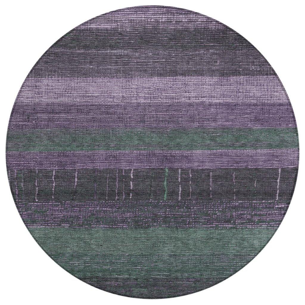 Keshira Purple Washable Indoor - Outdoor Rug - LOOMLAN - LOOMLAN Rugs - Outdoor Rugs
