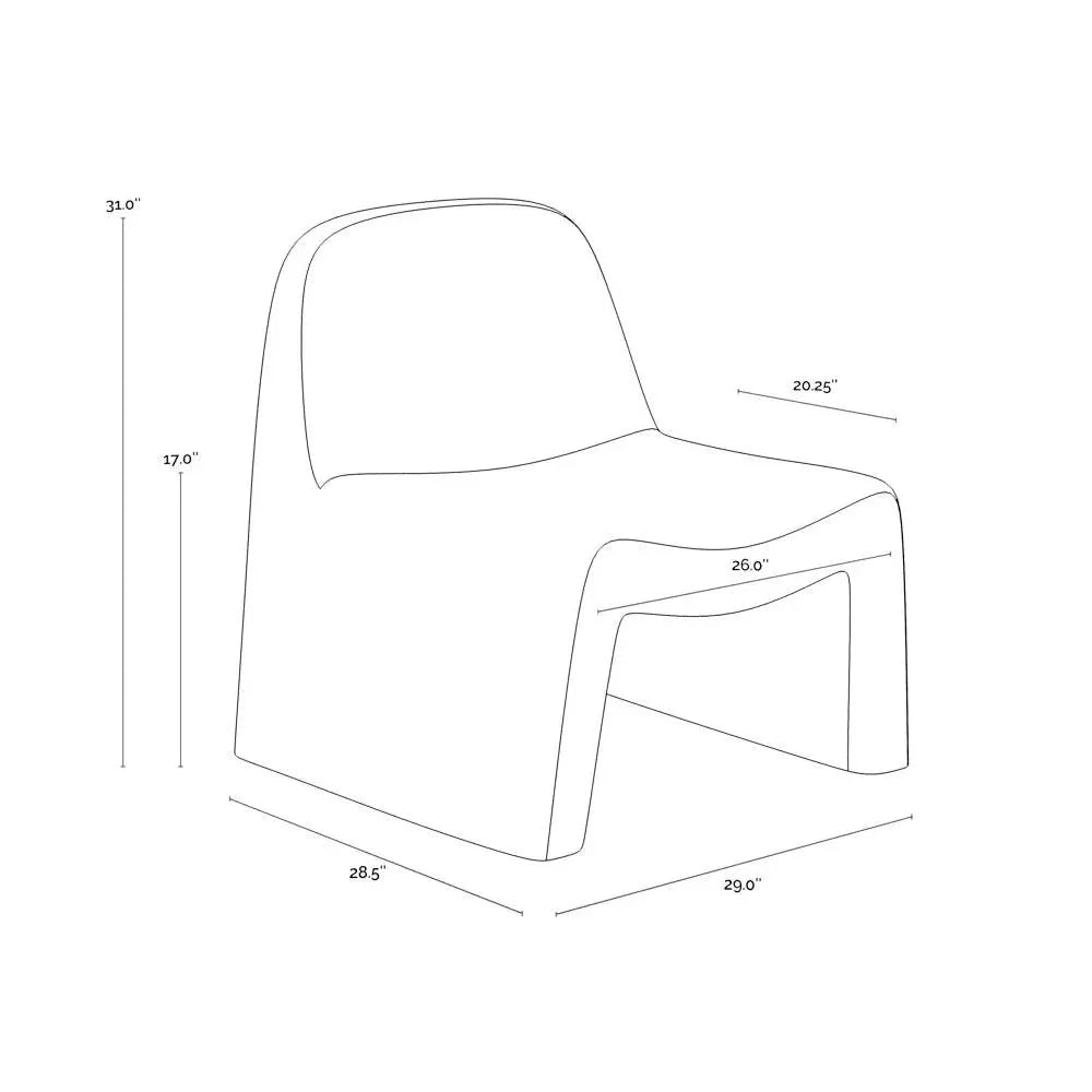Kessel Lounge Chair Cream Concrete-Outdoor Lounge Chairs-SUNPAN-LOOMLAN