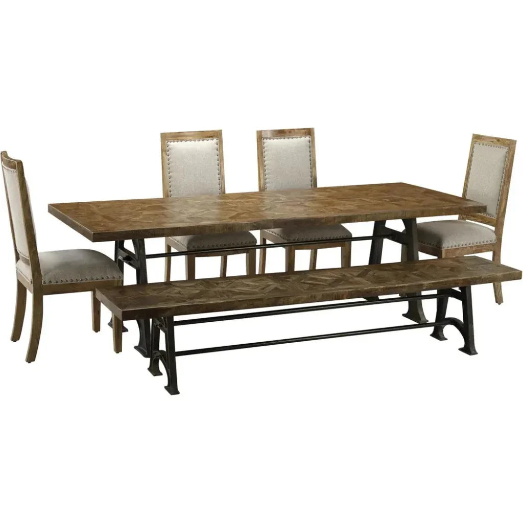 Unwin 72" Wood Dining Bench - LOOMLAN - LOOMLAN - Dining Benches