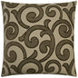 Key Taupe Throw Pillow With Insert - LOOMLAN - D.V. Kap - Throw Pillows