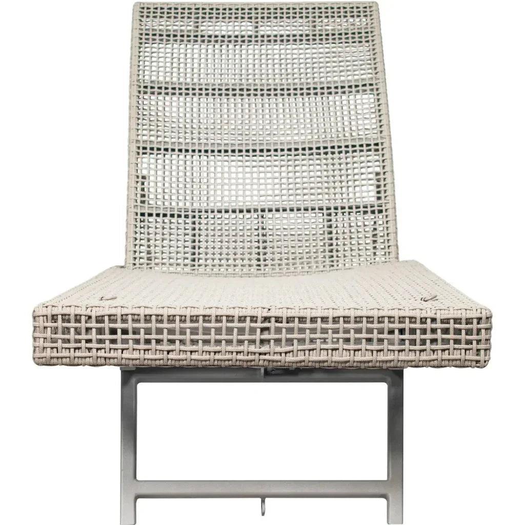 Keys Pool Chaise 2PC Light Gray Outdoor Lounge Sets-Outdoor Lounge Sets-Seasonal Living-LOOMLAN