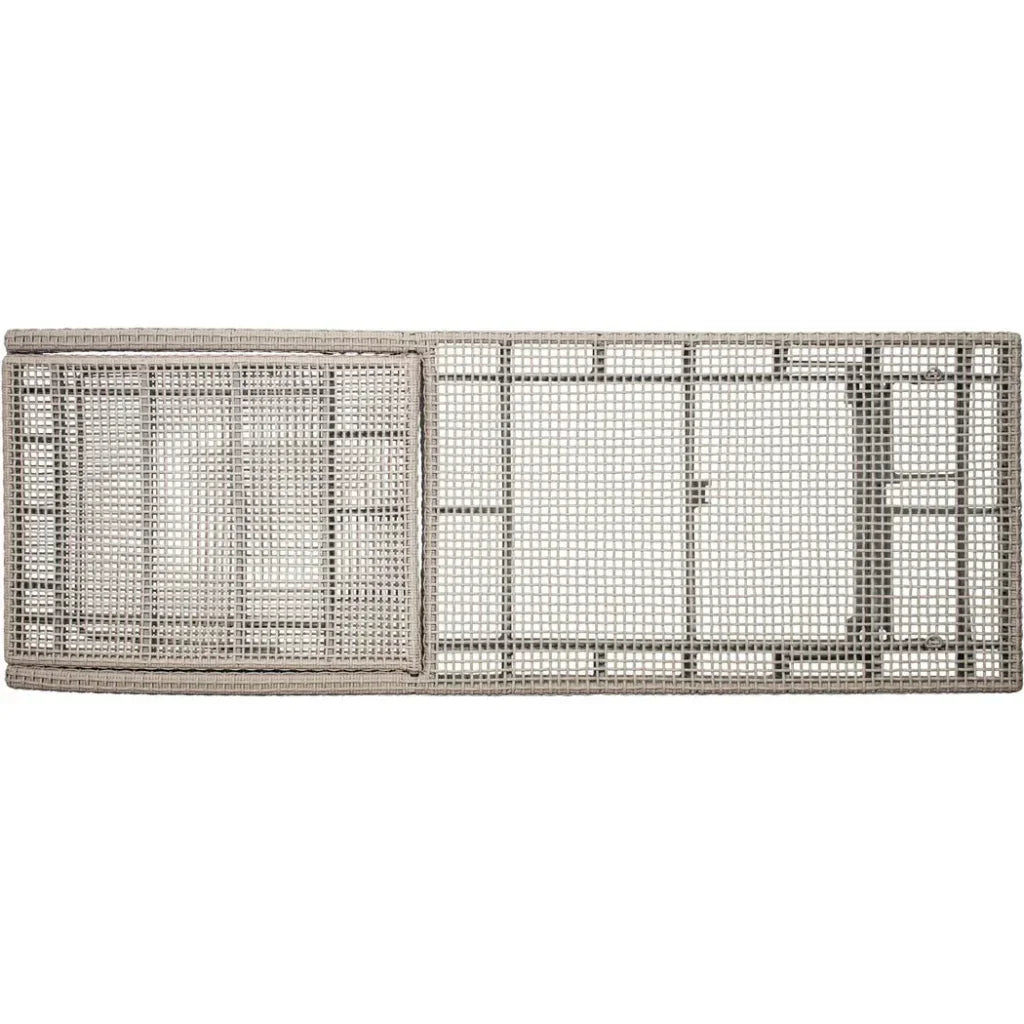 Keys Pool Chaise 2PC Light Gray Outdoor Lounge Sets-Outdoor Lounge Sets-Seasonal Living-LOOMLAN