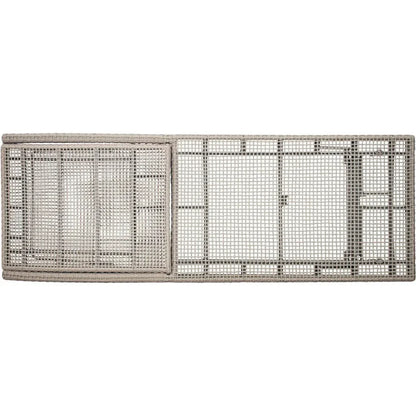 Keys Pool Chaise 2PC Light Gray Outdoor Lounge Sets-Outdoor Lounge Sets-Seasonal Living-LOOMLAN