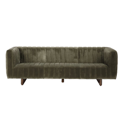Khann Three Seater Leather Sofa