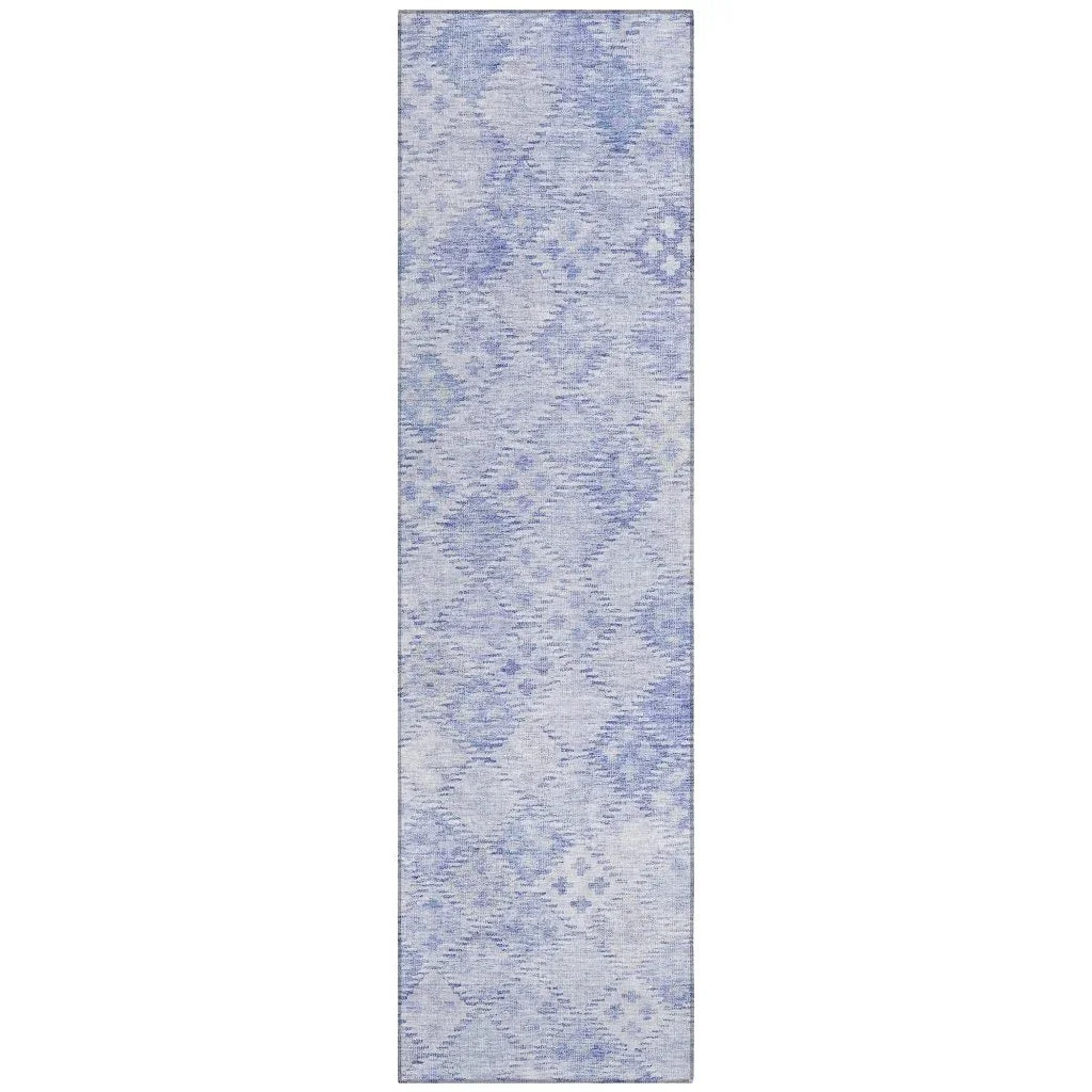 Kharma Sky Washable Indoor-Outdoor Rug-Outdoor Rugs-LOOMLAN Rugs-2'3" x 7'6"-LOOMLAN