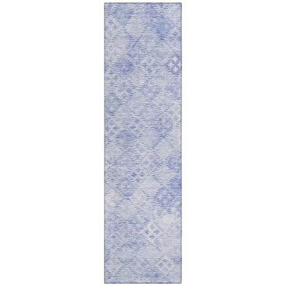 Kharma Sky Washable Indoor-Outdoor Rug-Outdoor Rugs-LOOMLAN Rugs-2'3" x 7'6"-LOOMLAN