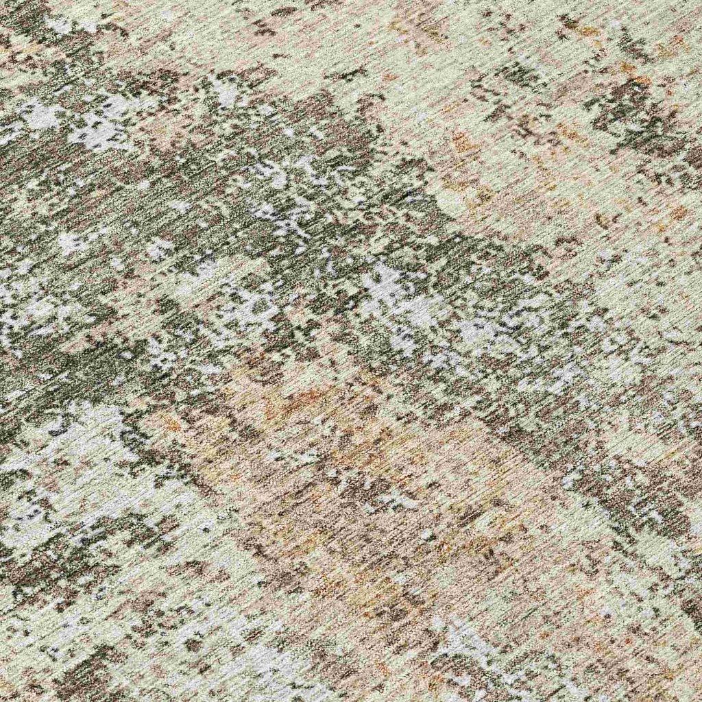 Kheira Orange Washable Indoor - Outdoor Rug - LOOMLAN - LOOMLAN Rugs - Outdoor Rugs