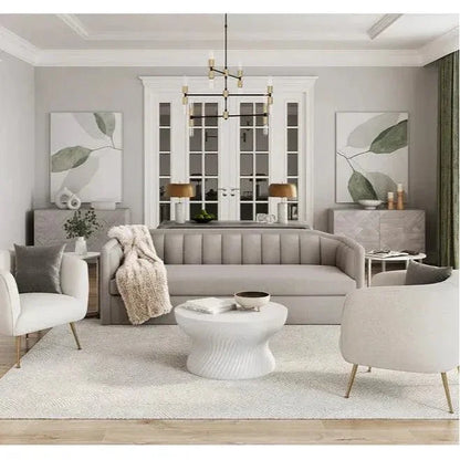 Kiara Side Table White Marble Gunmetal Base - LOOMLAN - SUNPAN - Side Tables