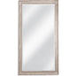 Kibbe Wood Brown Vertical Floor Mirror-Floor Mirrors-Bassett Mirror-LOOMLAN