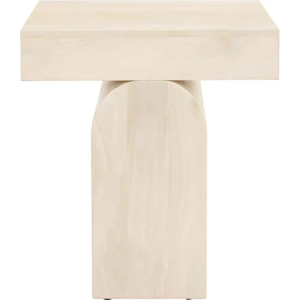 Kiel Side Table Natural - LOOMLAN - Zuo Modern - Side Tables