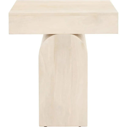 Kiel Side Table Natural - LOOMLAN - Zuo Modern - Side Tables
