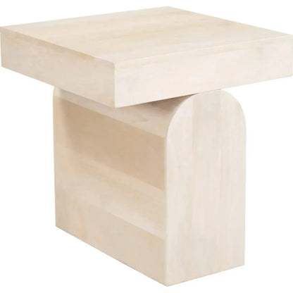 Kiel Side Table Natural - LOOMLAN - Zuo Modern - Side Tables