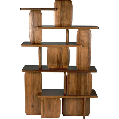 Kilimanjaro Wooden Brown Etagere-Etageres-Noir-LOOMLAN