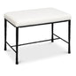 Kings Road Iron Framed Bedroom Bench - LOOMLAN - Sarreid - Bedroom Benches