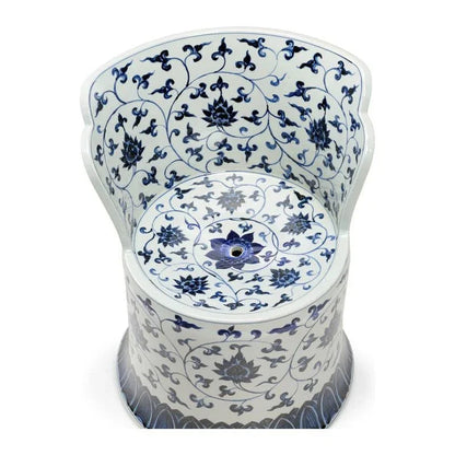 Kingswood Ceramic Made Outdoor Chair-Outdoor Accent Chairs-Chelsea House-LOOMLAN