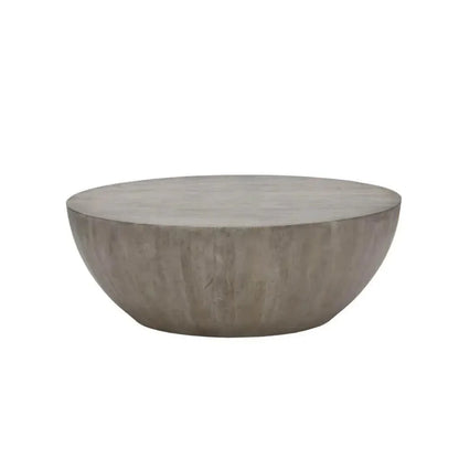 Kinsley Wooden Hand Round Coffee Table - LOOMLAN - SUNPAN - Coffee Tables