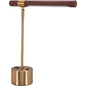 Kippy Table Lamp Brown & Brass - LOOMLAN - Zuo Modern - Table Lamps