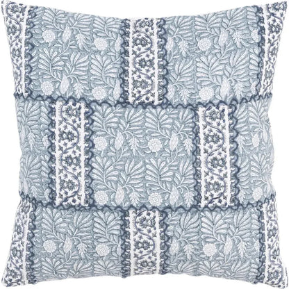 Kira Light Teal Throw Pillow Down Insert - LOOMLAN - LOOMLAN - Throw Pillows