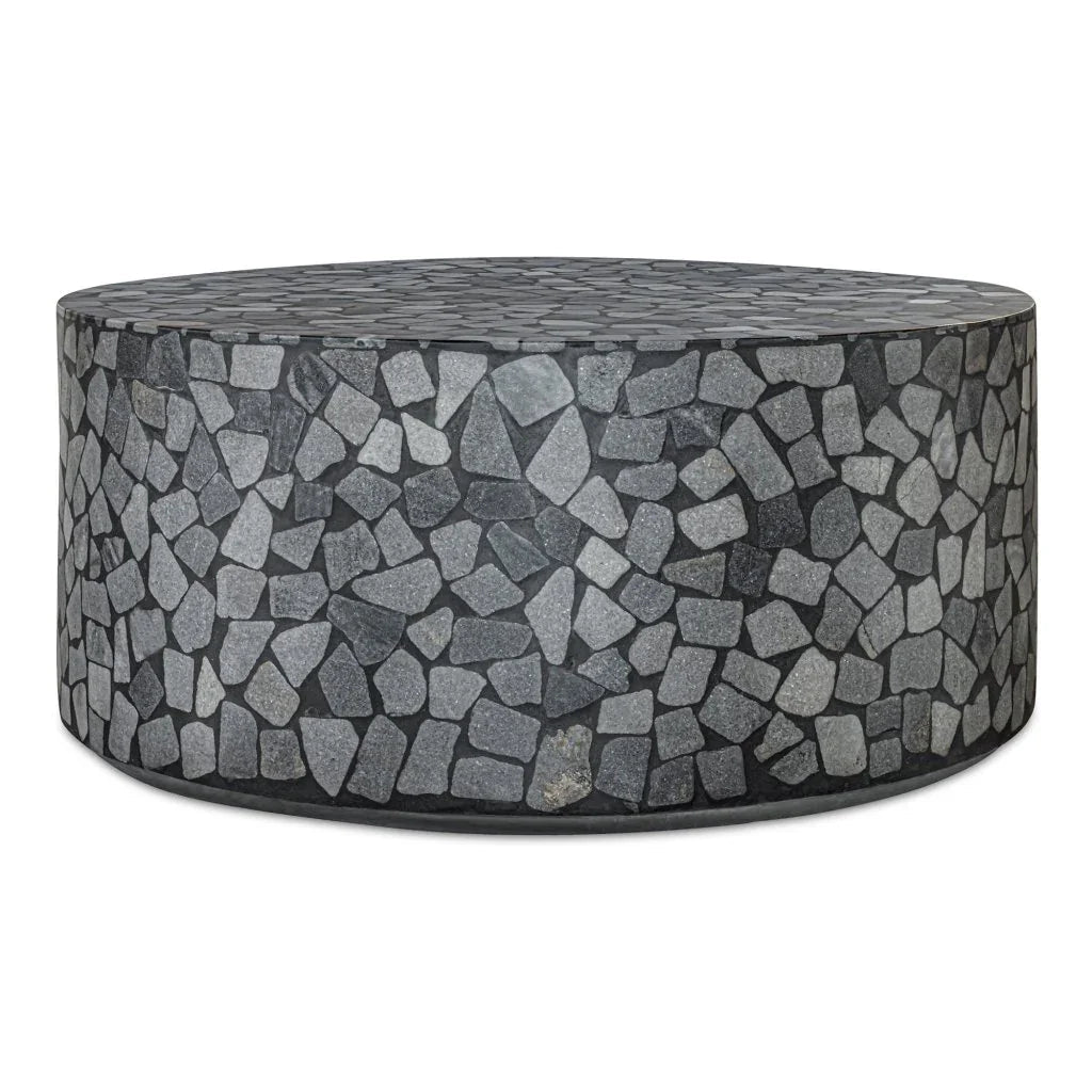 Kiri Black Marble Outdoor Coffee Table-Outdoor Coffee Tables-Moe's Home-LOOMLAN