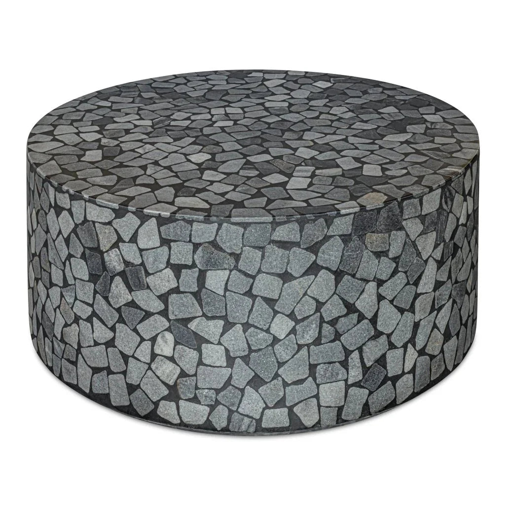 Kiri Black Marble Outdoor Coffee Table-Outdoor Coffee Tables-Moe's Home-LOOMLAN