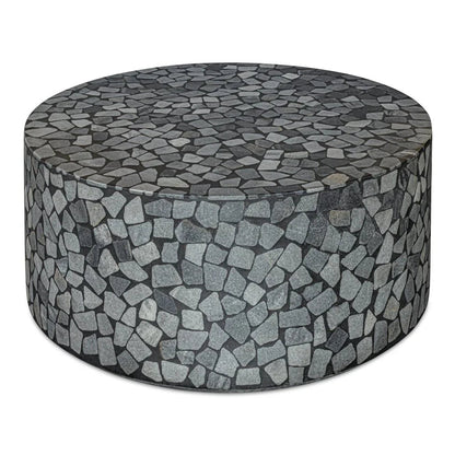 Kiri Black Marble Outdoor Coffee Table-Outdoor Coffee Tables-Moe's Home-LOOMLAN