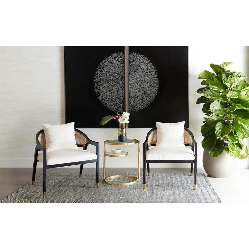 Kirsten Fabric Lounge Chair - LOOMLAN - SUNPAN - Accent Chairs