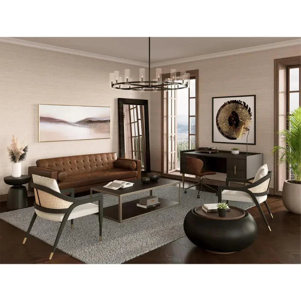 Kirsten Fabric Lounge Chair - LOOMLAN - SUNPAN - Accent Chairs