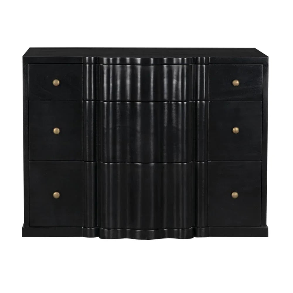 Kiss Wooden Black Dresser - LOOMLAN - Noir - Dressers