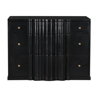 Kiss Wooden Black Dresser - LOOMLAN - Noir - Dressers
