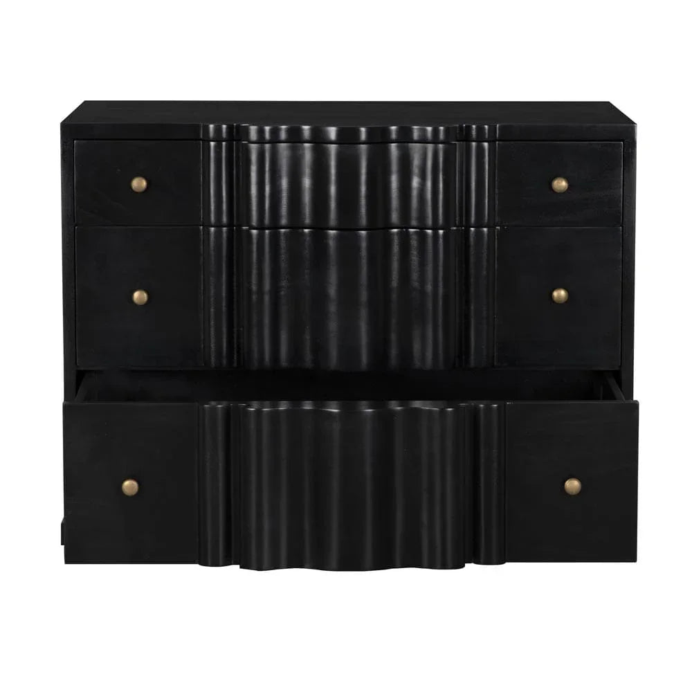 Kiss Wooden Black Dresser - LOOMLAN - Noir - Dressers