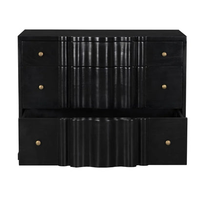 Kiss Wooden Black Dresser - LOOMLAN - Noir - Dressers