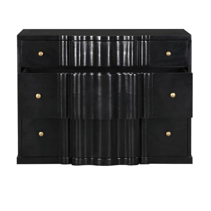 Kiss Wooden Black Dresser - LOOMLAN - Noir - Dressers